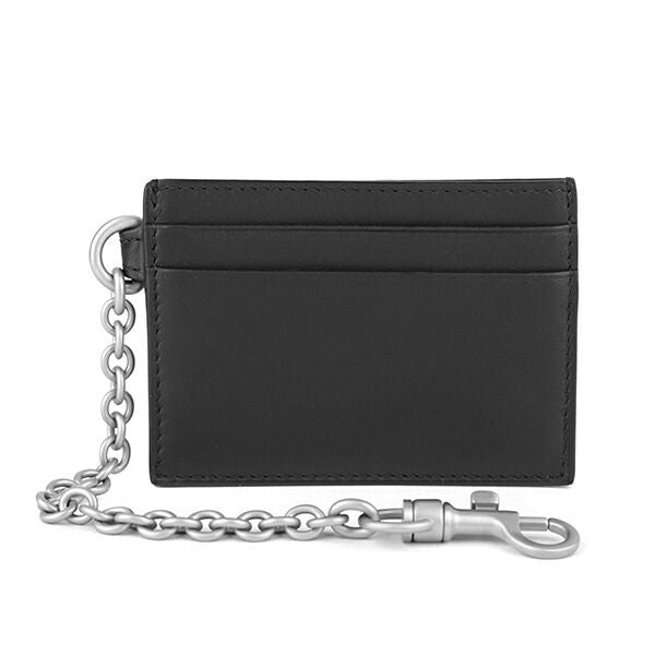 Bottega Veneta Card Case Nero/silver