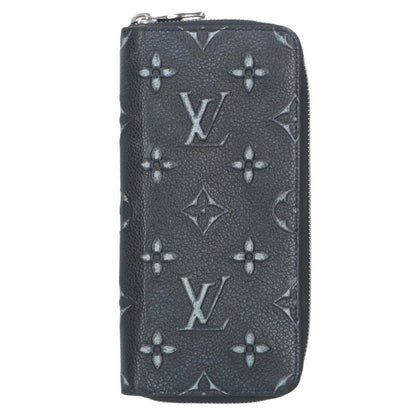 Louis Vuitton M81775 Zippy Wallet Vertical Monogram Cowhide Leather Wallet Men's