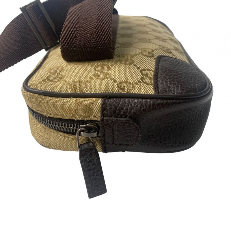 Gucci Men's Body Bag Waist Pouch GG Canvas