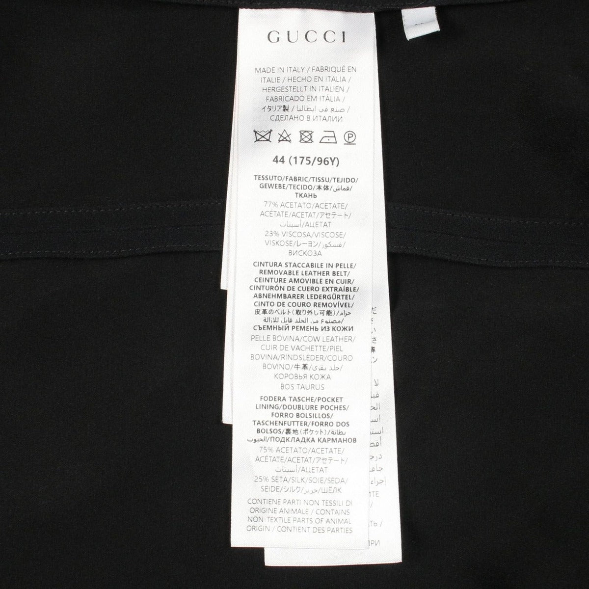 Gucci Dress Rayon Navy 44 — view 4