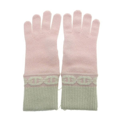 Hermes Knit Gloves Cashmere Pink