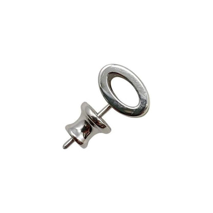 Hermes Earrings Pop Ash Mini H Logo Lime Yellow Silver Boucles D'oreilles Mini