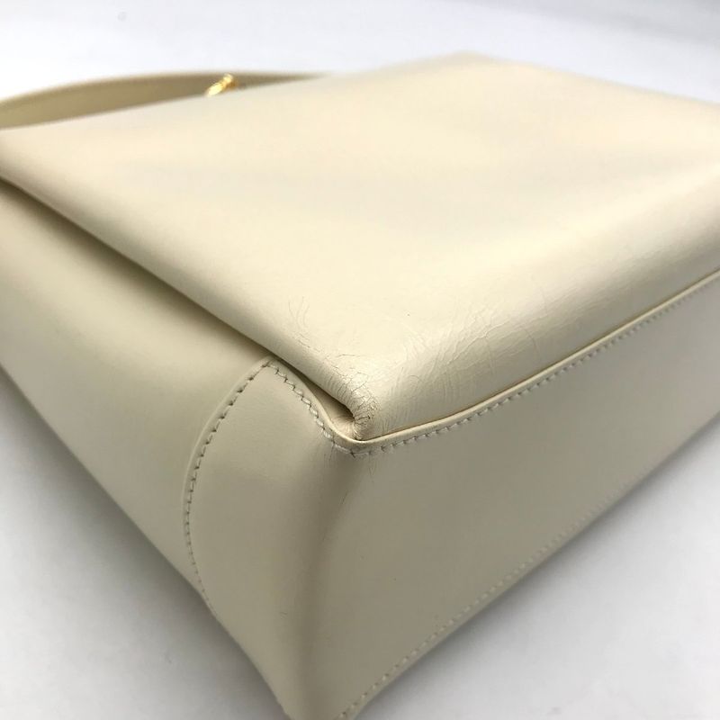 Gucci Old Leather Hand Bag Ivory