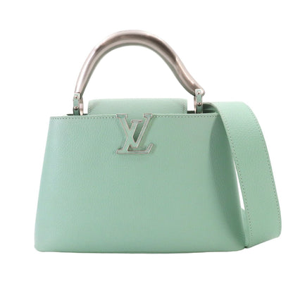 Louis Vuitton Capucines BB 2-Way Bag Taurillon Leather Light Green