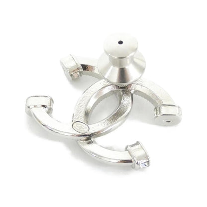 Chanel Pin Brooch Silver Crystal — view 2