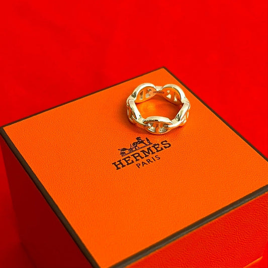 Hermes Chaine D'ancre Ring