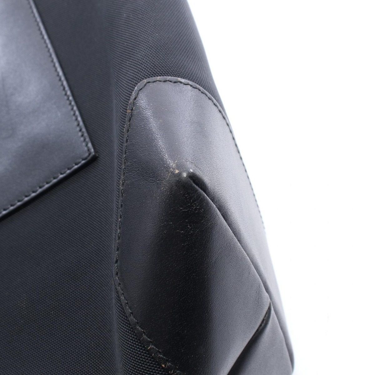 Gucci Tote 019 Black Canvas Leather — view 8