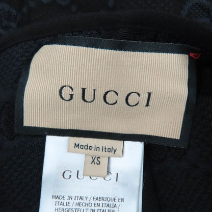 Gucci 747361 GG Viscose Cles Loop Skirt Black XS Hanger Genuine