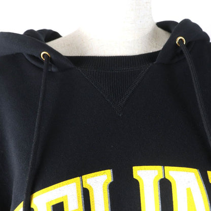 Celine 24SS 2y70f6700q 100% Cotton Cracked Cotton Fleece Oversized Hoodie Black