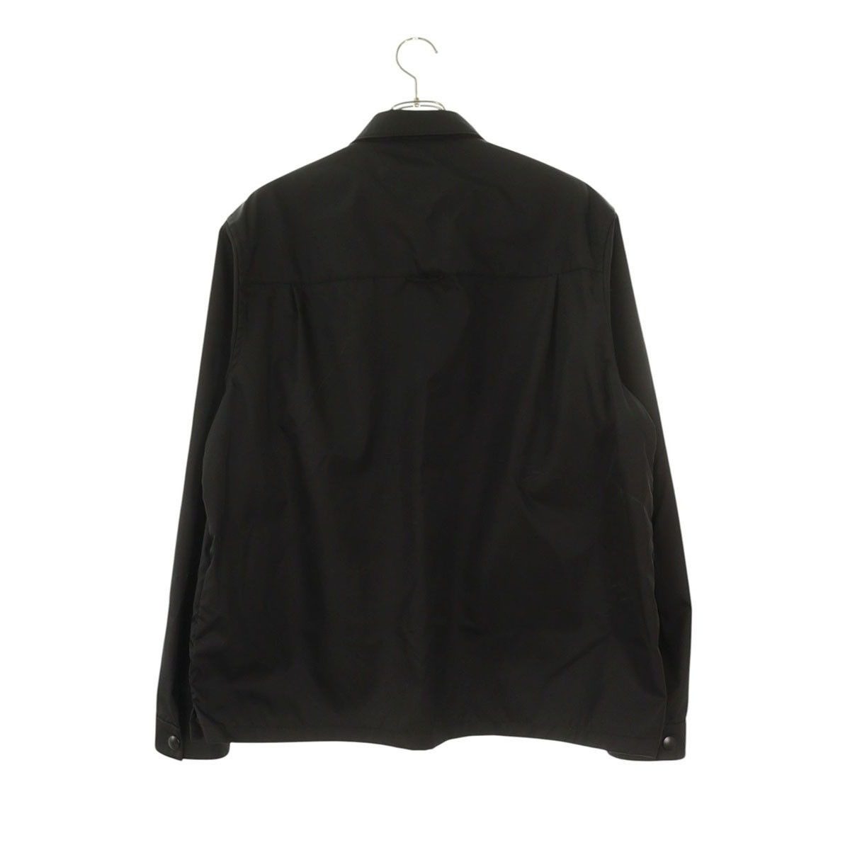 Prada Re-Nylon Triangle Plate Shirt Jacket — view 2
