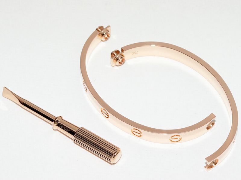 Cartier Bracelet Bangle 18K Pink Gold Love Bracelet