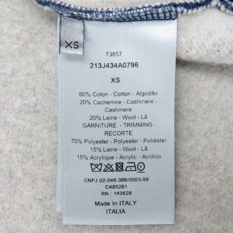 Dior Zip Up Blouson Jacket Long Sleeve 213j434a0796 Navy - XS Logo