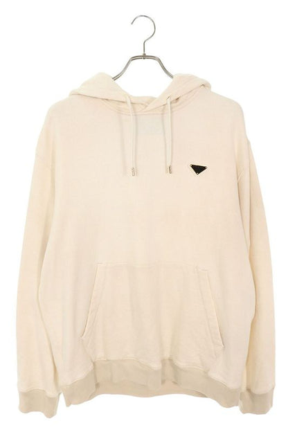 Prada Ujl24b Logo Plate Pullover Hoodie Men's M