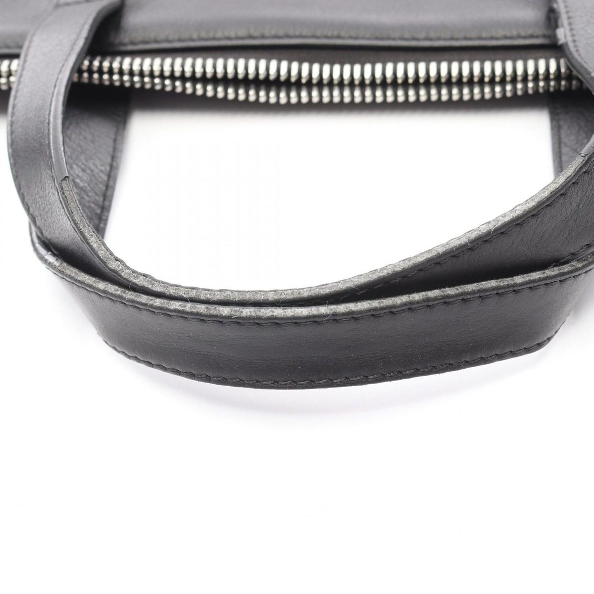 Loewe Business Anagram Black Leather Briefcase — view 10