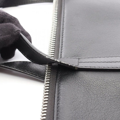 Loewe Business Anagram Black Leather Briefcase — view 12