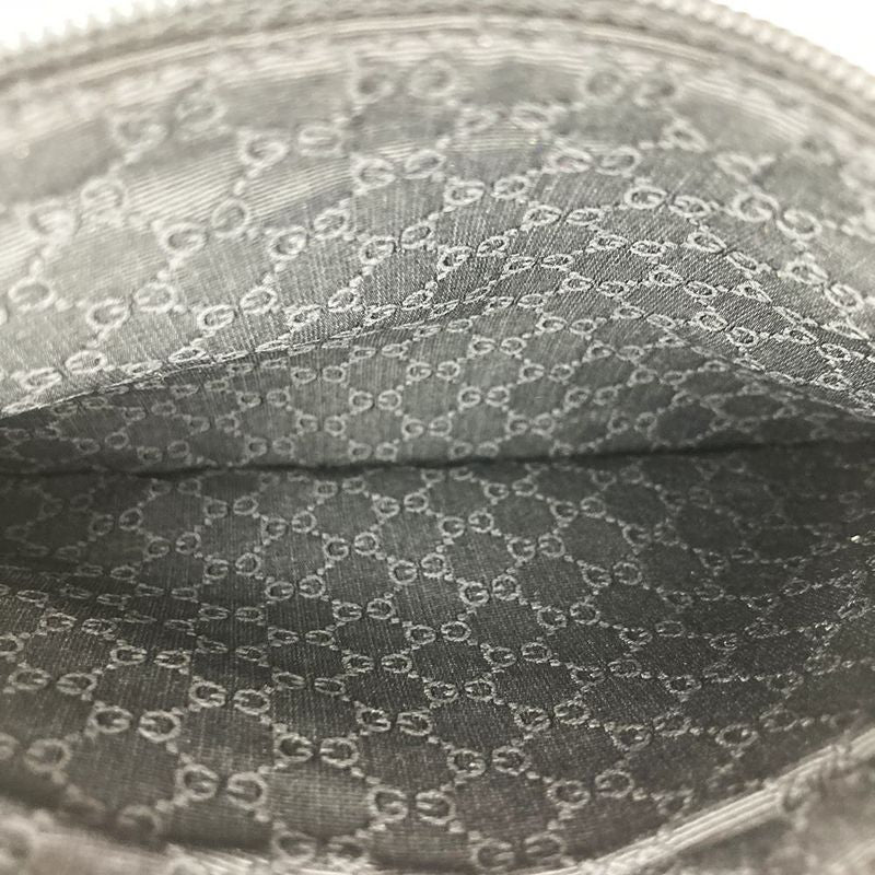 Gucci 003 0257 Bon Sac One Shoulder Body Bag With Vintage Pouch Leather Black