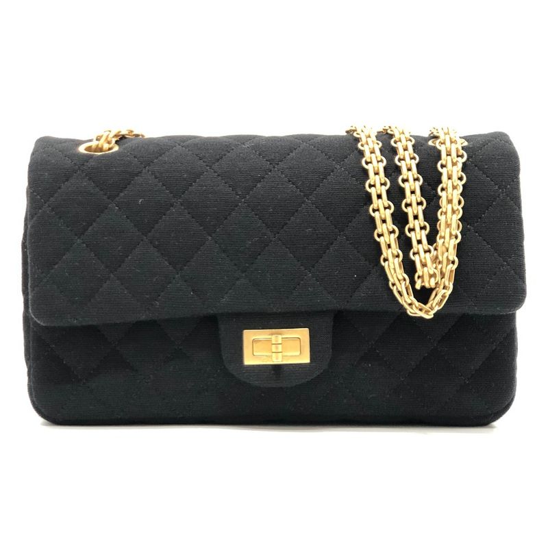 Chanel Shoulder Bag 255 Coco Chanel Message Motif Black
