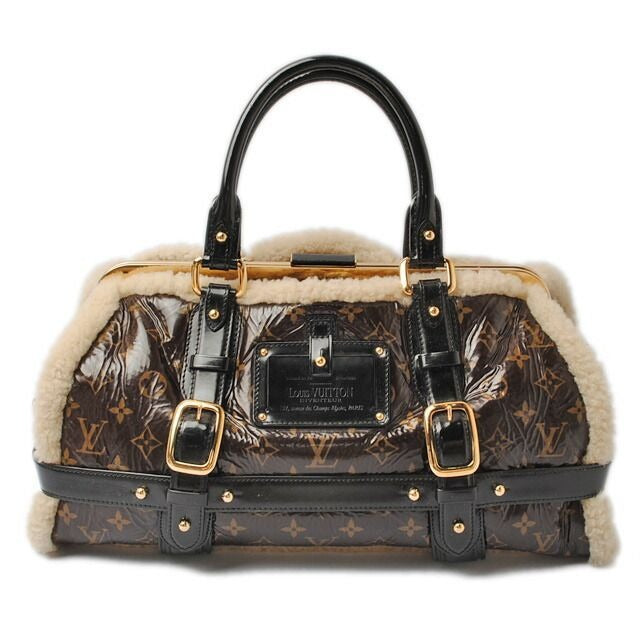 Louis Vuitton Brand Bag Handbag Monogram Shearling Storm