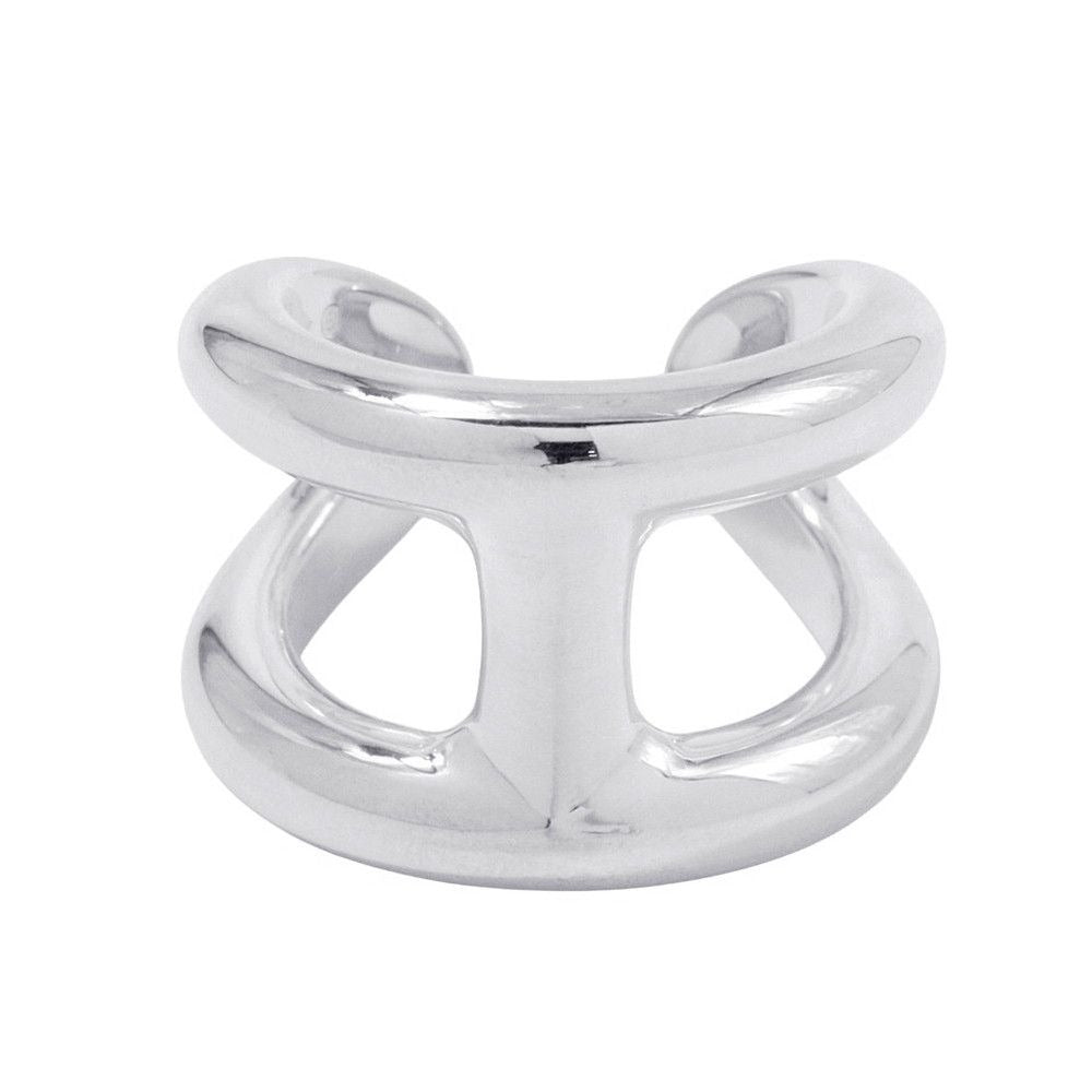 Hermes Ring Osmose GM Silver 53