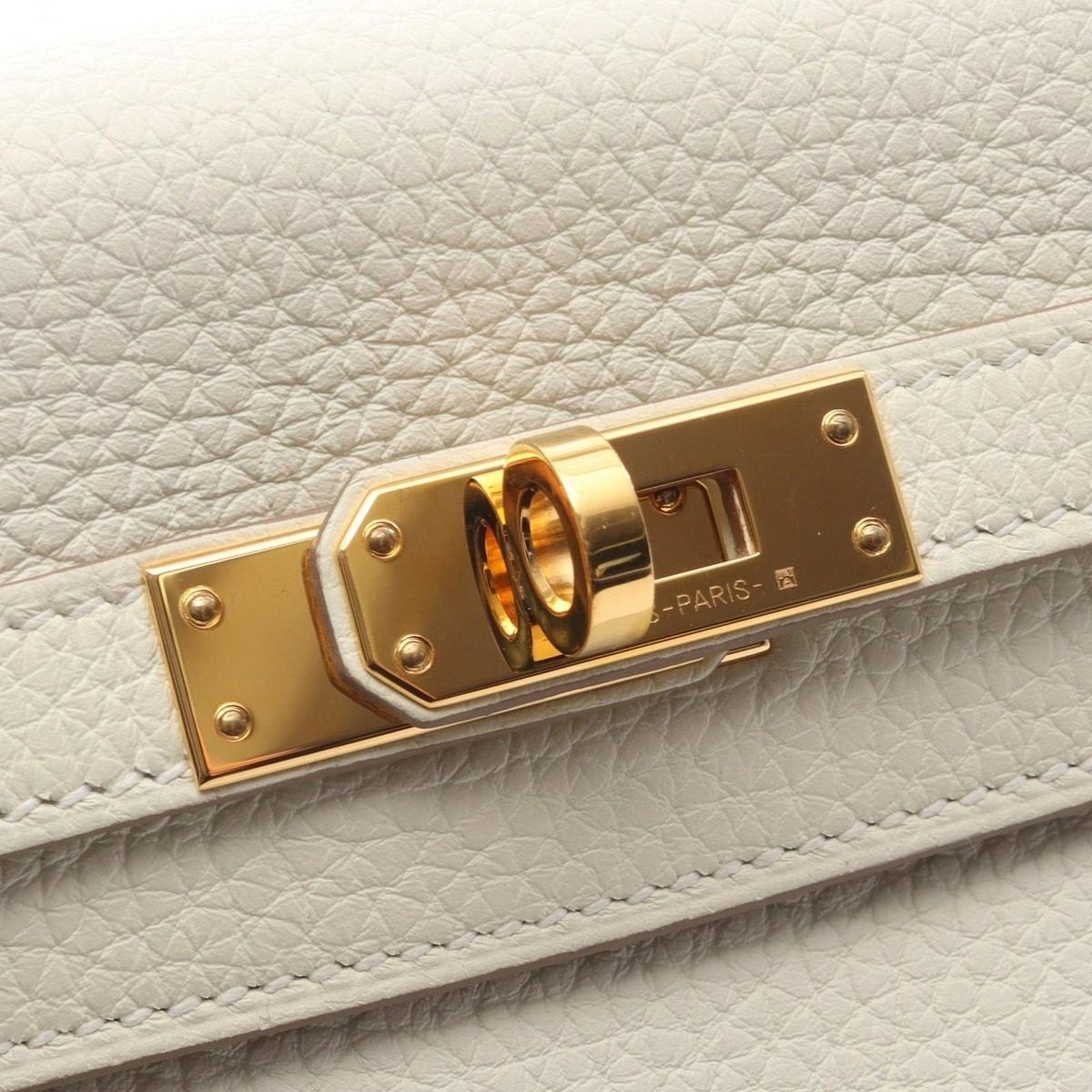 Hermes Handbag Kelly 25 2-Way Mushroom Leather — view 9