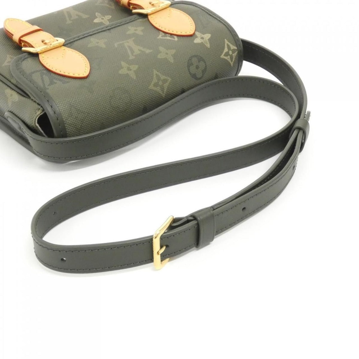 Louis Vuitton Monogram Surplus Satchel Wearable Wallet Shoulder Bag Kahki — view 7