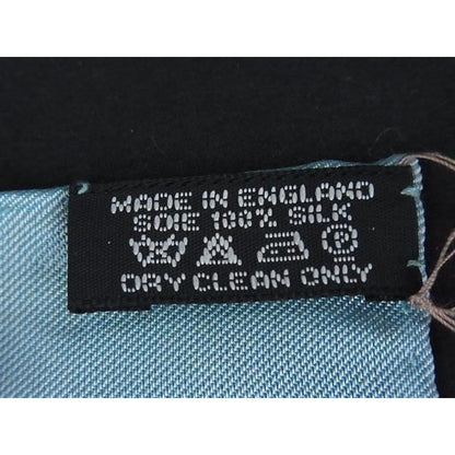 Hermes Handkerchief Pocket Thief T07 Light Blue 100% Silk New — view 5