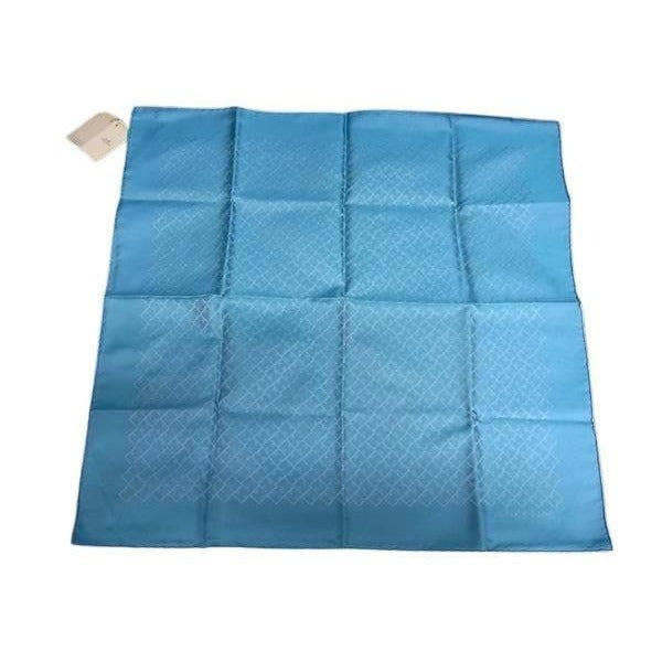 Hermes Handkerchief Pocket Thief T07 Light Blue 100% Silk New