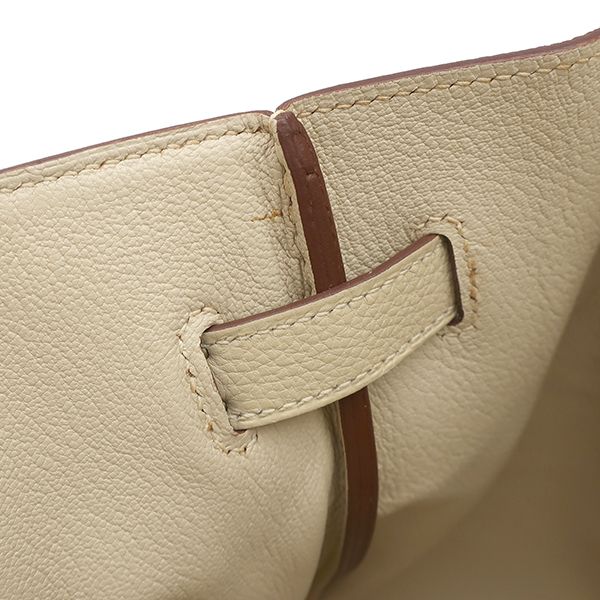 Hermes Handbag Birkin 35 Togo Purschman Silver Hardware M Marked [box