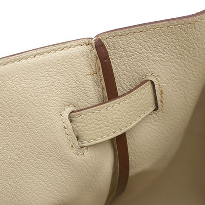 Hermes Handbag Birkin 35 Togo Purschman Silver Hardware M Marked [box