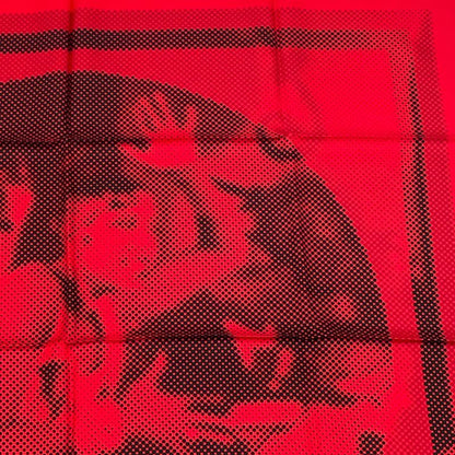 Hermes Carre 90 Josephine Dance Scarf Red Silk