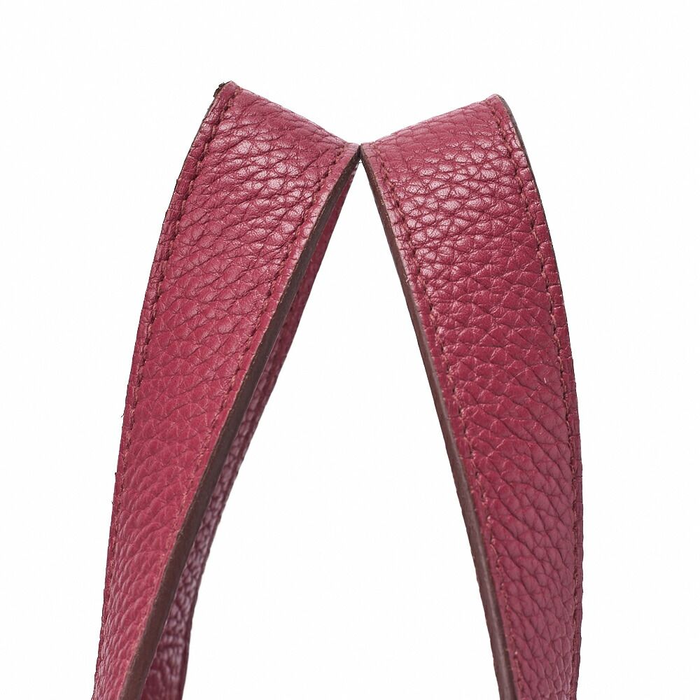 Hermes Picotin Lock PM Handbag Taurillon Clemence Rouge Casaque (silver