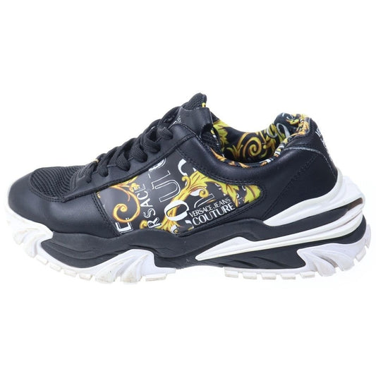 Versace Jeans Couture Trail Trek Chain Low Cut Sneakers Black