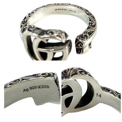 Gucci Box Arabesque Double Key Motif Ring No 13 — view 2