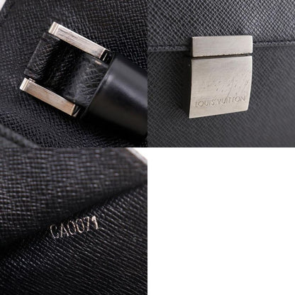 Louis Vuitton Selenga M30782 Taiga Ardoise Black Men's Second Bag