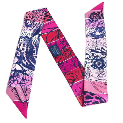 Hermes Twilly Scarf Silk Jungle Love