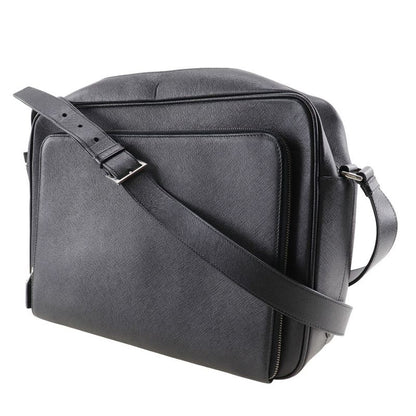 Prada Messenger Bag Saffiano NERO Black Men's Shoulder Bag