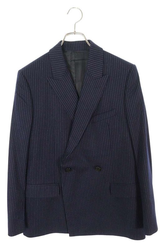 Celine 2v620901e Striped Double Breasted Jacket Women's 36