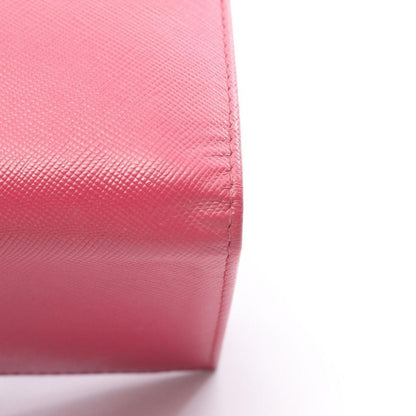 Prada Trifold Wallet Saffiano Magenta Leather — view 13