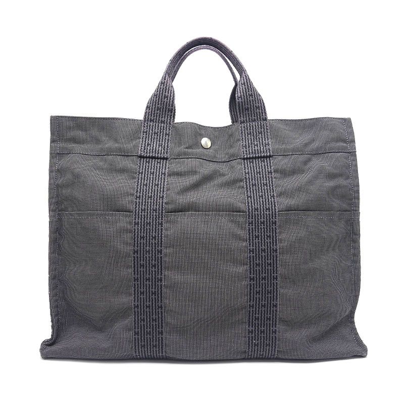 Hermes Her Line Tote MM Canvas Handbag A4