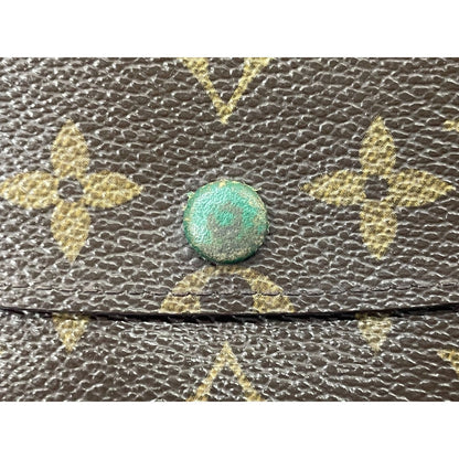 Louis Vuitton Monogram Portefeuille Emily Zipper Wallet Brown Veil — view 3