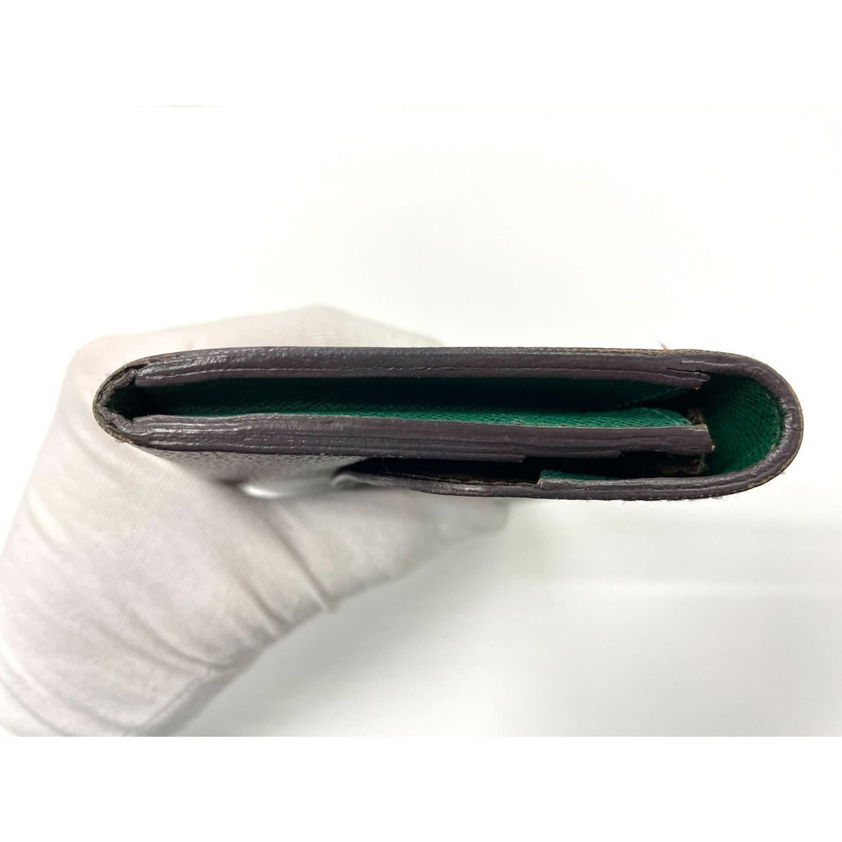 Louis Vuitton Monogram Portefeuille Emily Zipper Wallet Brown Veil — view 7