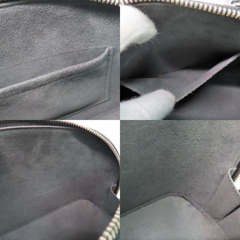 Louis Vuitton Alma BB M40862 Epi Black 2WAY Handbag Silver-hardware