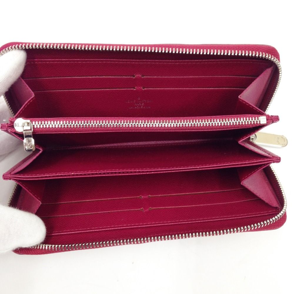 Louis Vuitton Epi Zippy Wallet Fuchsia Long Wallet M60305 Pink