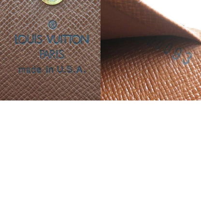 Louis Vuitton Bifold Wallet Monogram Porte Monet Bier Trésor M61730