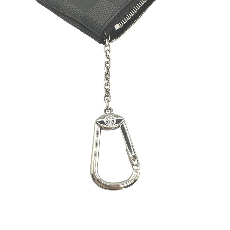 Louis Vuitton N60155 Graphite Key Case Pochette Cles Key Case With Coin Purse