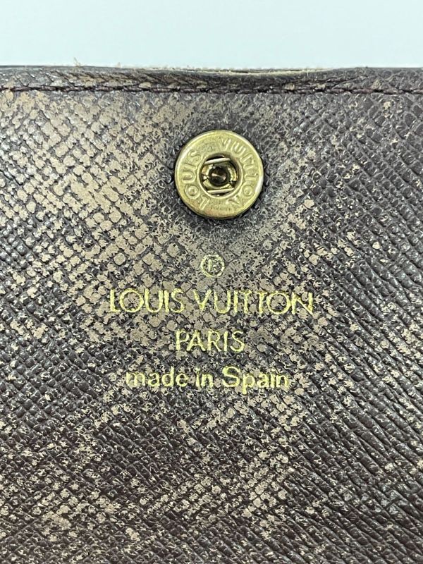Louis Vuitton Damier Pochette Portmonnais Cles Di Long Wallet N61725 Brown Made