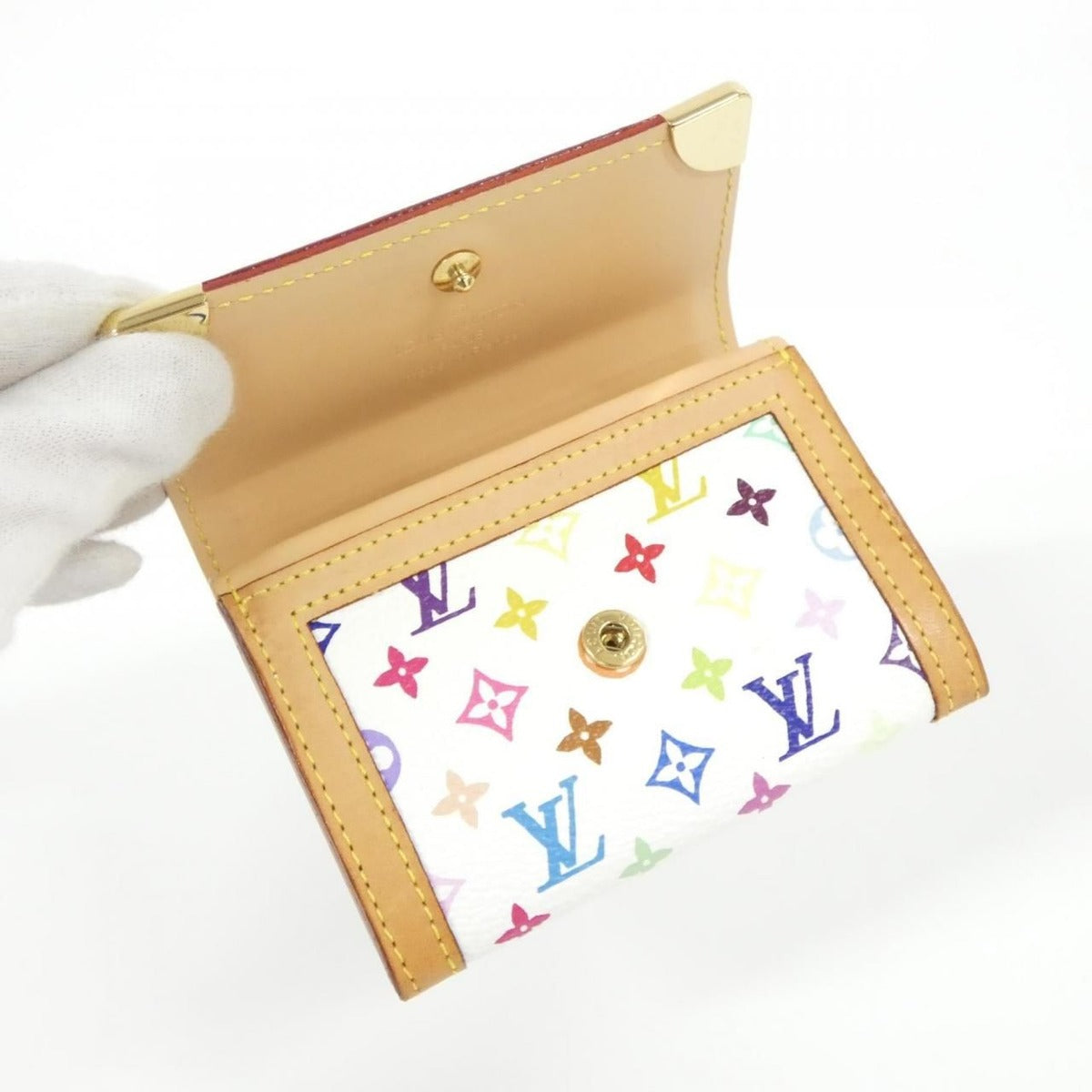 Louis Vuitton Multicolor Porte Monet Pla Coin Case — view 5