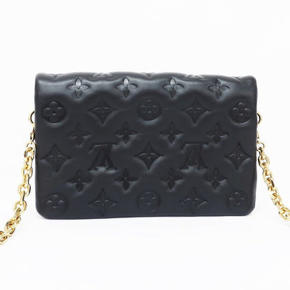 Louis Vuitton Pochette Cousin Shoulder Bag M82116 Monogram Black Gold