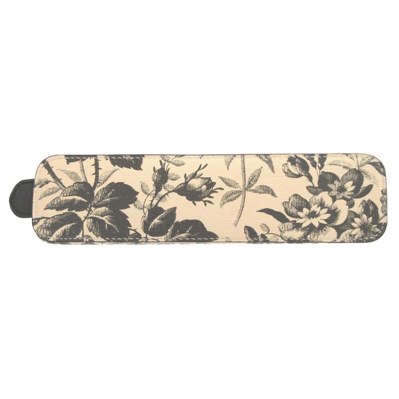 Gucci 662130 Herbarium Leather Beige Black Pen Case 1482 Gucci