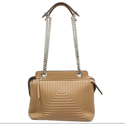 Fendi Com Click Leather Shoulder Bag — view 2